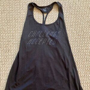 Champion Women's Workout Activewear Tank Top Scoop Neck Sleeveless Size XL Black